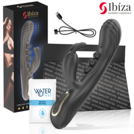 IBIZA - VIBRADOR RABBIT PERLAS CON PULSACIÓN