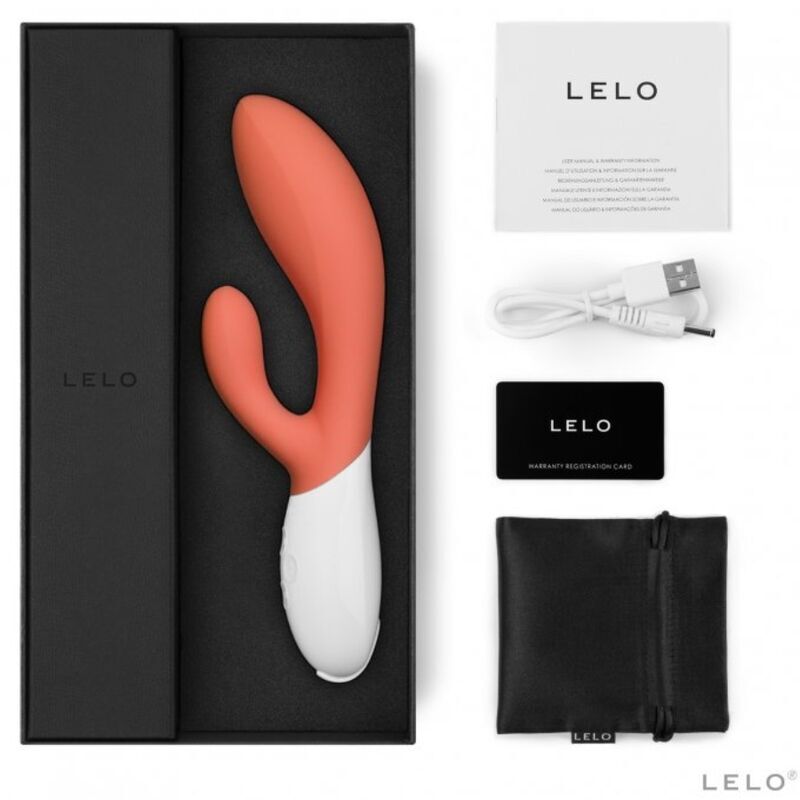 LELO INA 3 VIBRADOR RABBIT LUJO CORAL